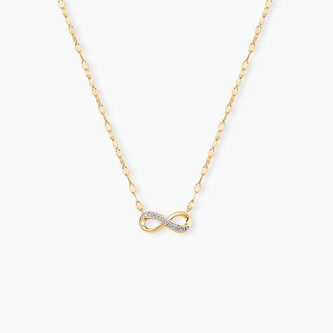 Collier Or Jaune Abimael Diamants - Colliers Femme | Histoire d&rsquo;Or