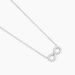 Collier Lou Argent Blanc Oxyde De Zirconium - Colliers fantaisie Femme | Histoire d’Or