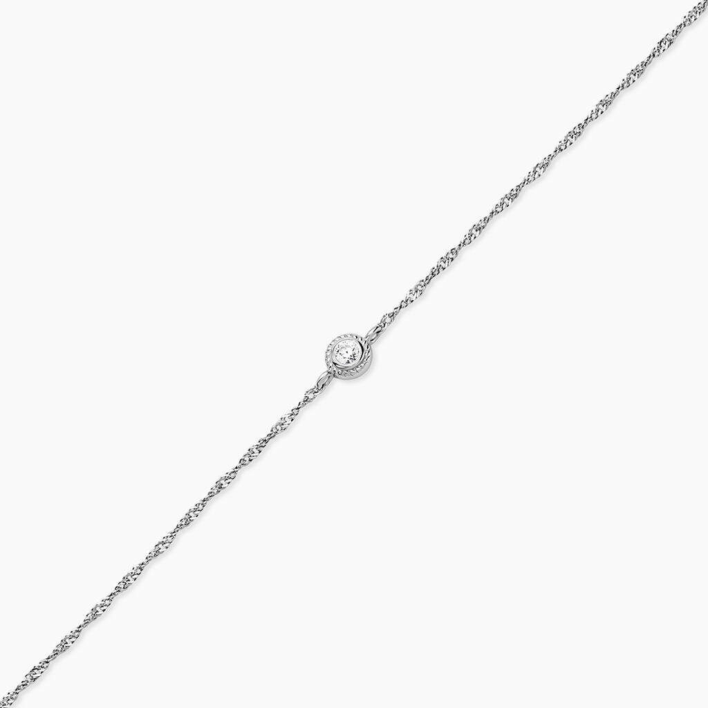 Bracelet Marciana Argent Blanc Oxyde De Zirconium - Bracelets Femme | Histoire d&rsquo;Or
