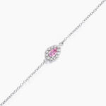 Bracelet Court Argent Blanc Tania Oxyde De Zirconium - Bracelets Femme | Histoire d&rsquo;Or