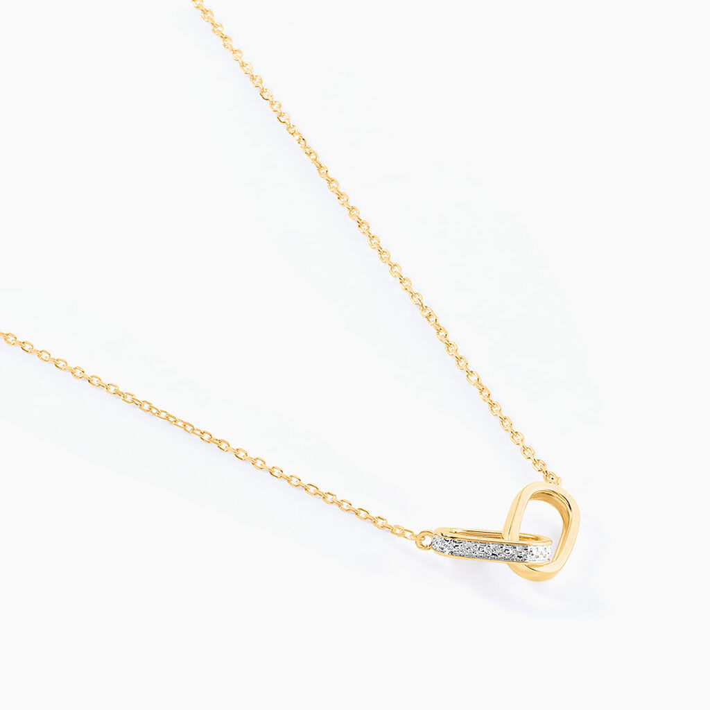 Collier Molana Or Jaune Diamant - Colliers Femme | Histoire d’Or