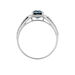 Bague Or Blanc Maeva Topaze Oxydes De Zirconium - Bagues solitaires Femme | Histoire d’Or