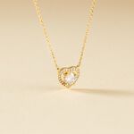 Collier Alais Plaqu&eacute; Or Jaune Oxyde De Zirconium - Colliers fantaisie Femme | Histoire d&rsquo;Or