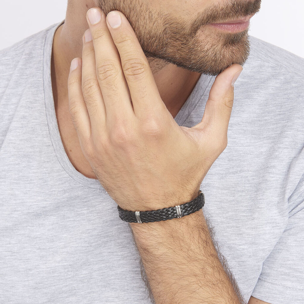 Bracelet Adolphe Or Acier Bicolore - Bracelets Homme | Histoire d’Or