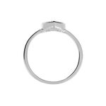 Bague Jaume Argent Blanc Oxyde De Zirconium - Bagues solitaires Femme | Histoire d&rsquo;Or