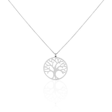Collier Sautoir Philana Argent Blanc - Sautoirs Femme | Histoire d’Or