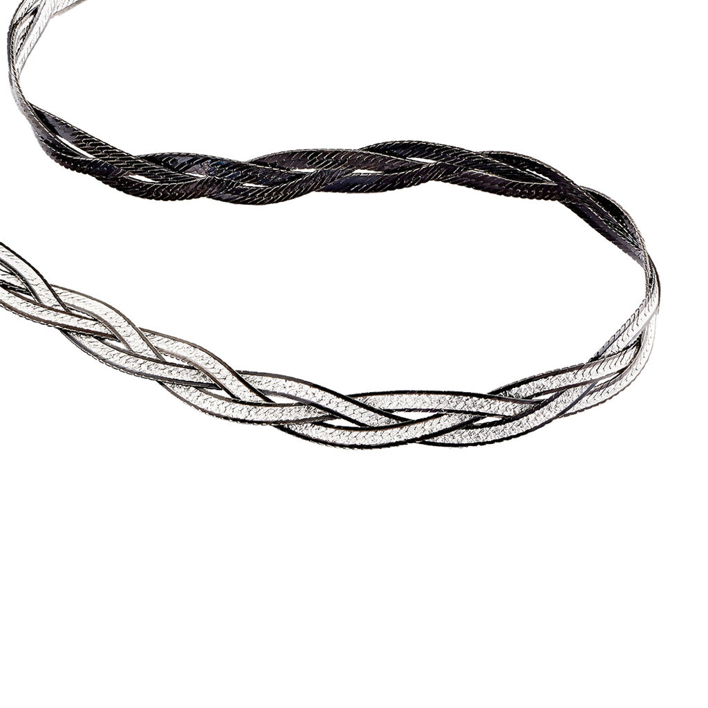 Collier Elae Argent Bicolore - Colliers Femme | Histoire d’Or