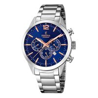 Montre Festina Timeless Chronograph Bleu