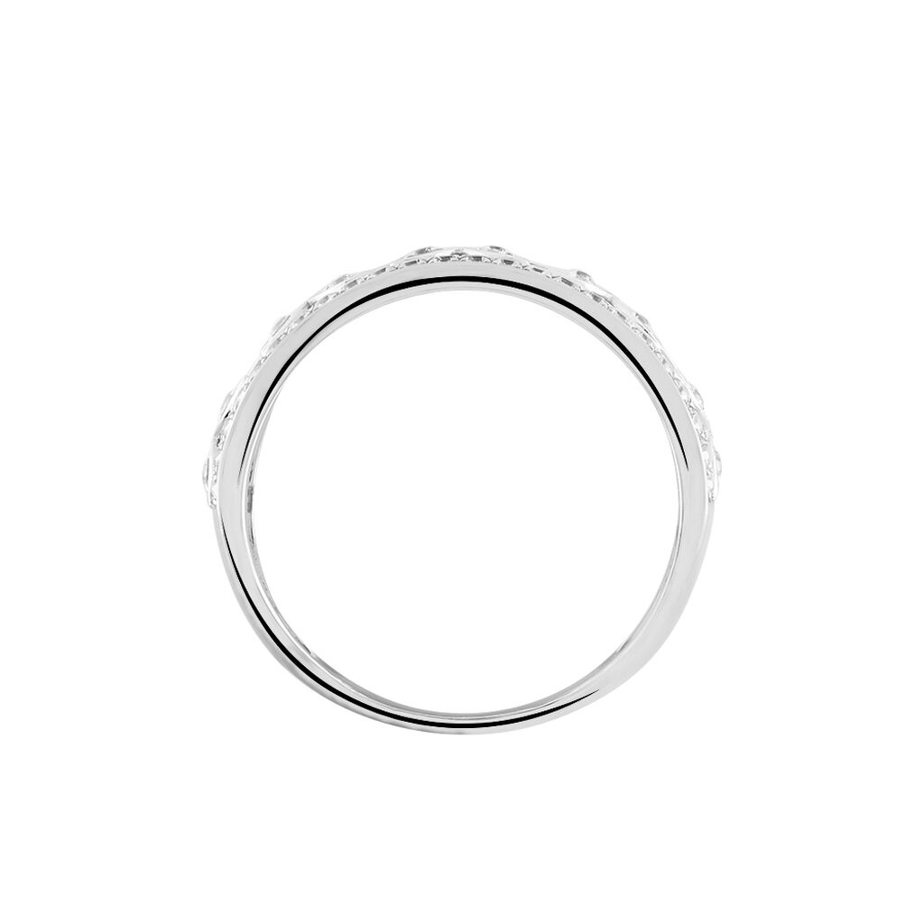 Bague Aella Or Blanc Oxyde De Zirconium - Bagues avec pierre Femme | Histoire d’Or
