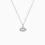 Pendentif Amelot Argent Blanc Oxyde De Zirconium - Pendentifs Femme | Histoire d&rsquo;Or
