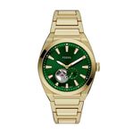Montre Fossil Everett Automatic Vert - Montres Homme | Histoire d&rsquo;Or