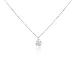 Collier Polka Argent Blanc - Ras de cou Femme | Histoire d&rsquo;Or