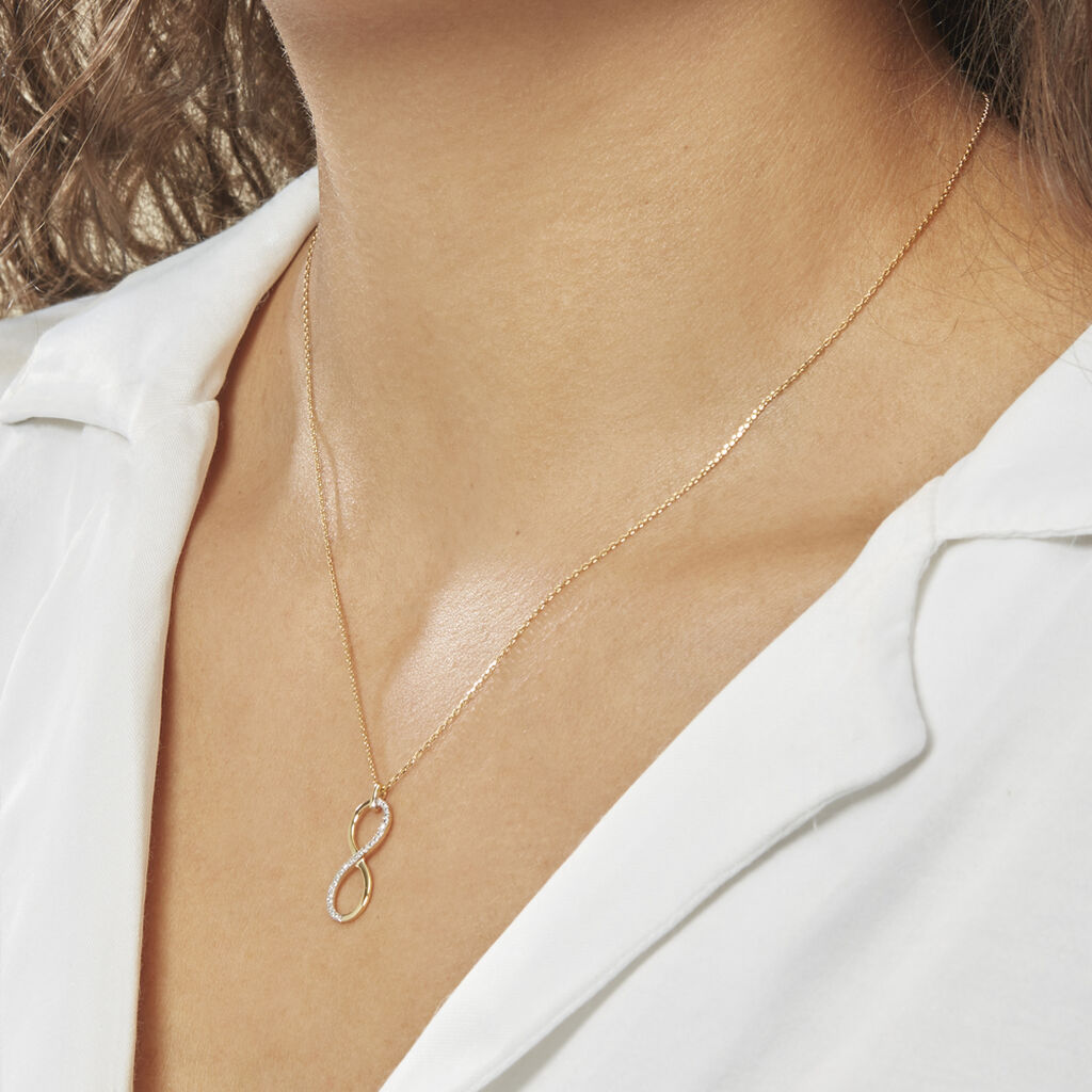 Collier Infino Or Jaune Diamant - Colliers Femme | Histoire d’Or