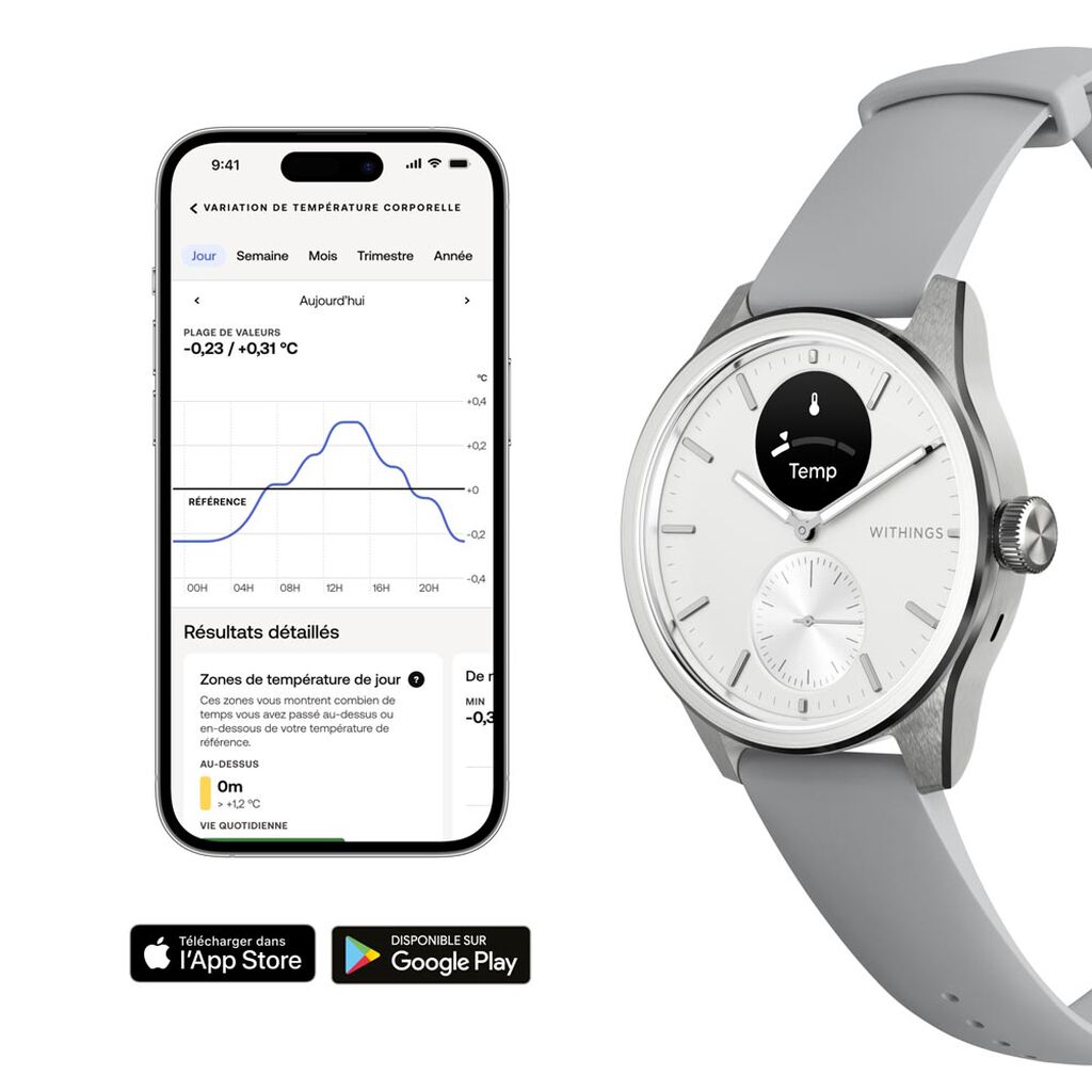 Montre Connectée Withings Scanwatch 2 - Montres connectées Famille | Histoire d’Or