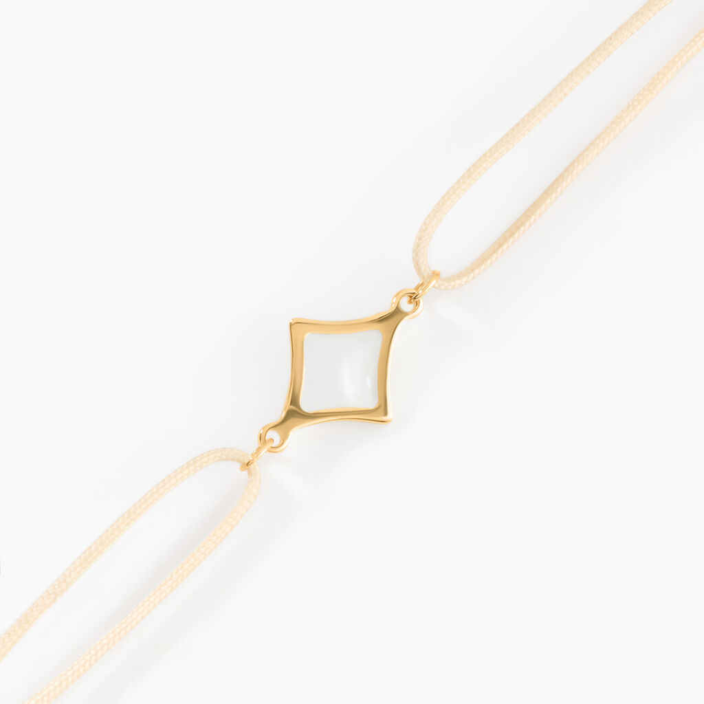 Bracelet Lucky Gems Or Jaune Nacre - Bracelets Coulissants Femme | Histoire d&rsquo;Or