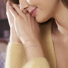 Bracelet Domitia Or Blanc Diamant - Bracelets Femme | Histoire d’Or