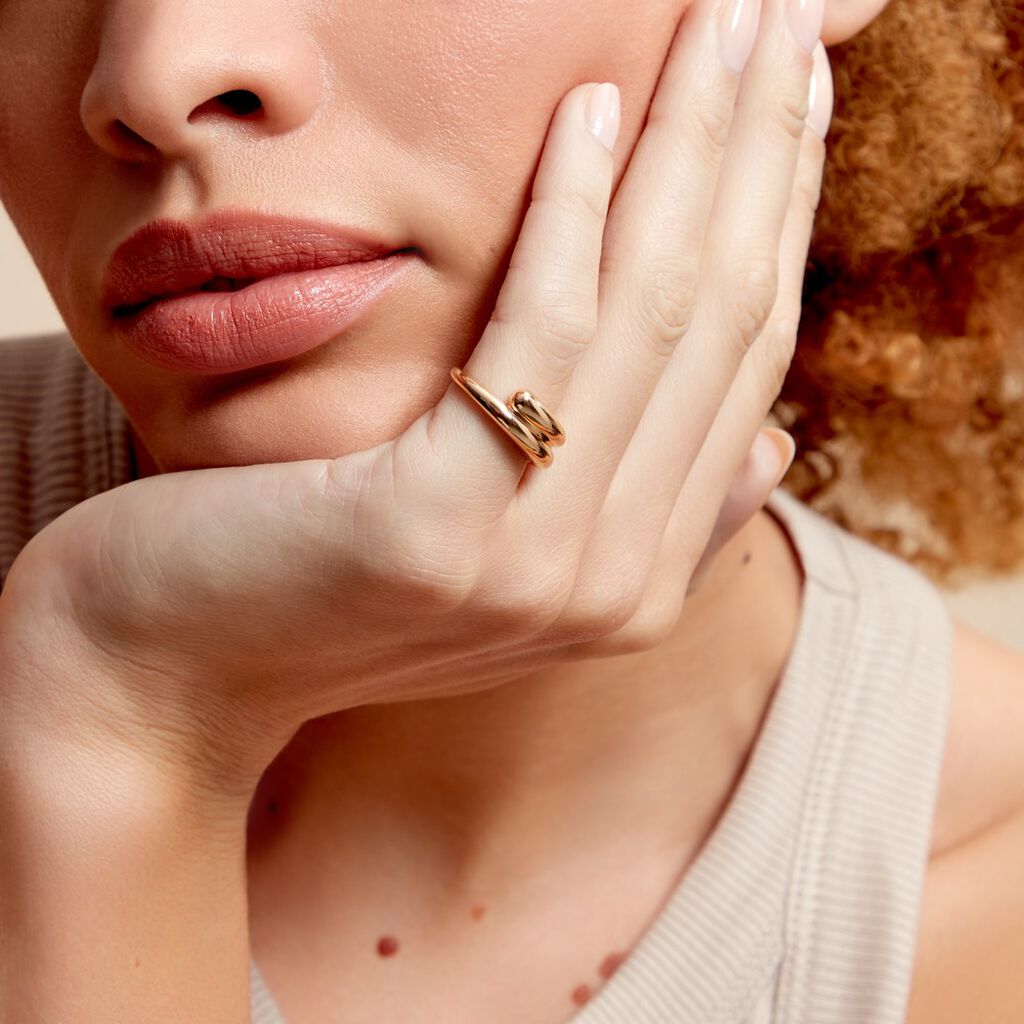 Bague Graham Plaqué Or Jaune - Bagues fantaisie Femme | Histoire d’Or