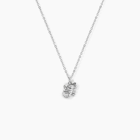 Collier Amalthee Argent Blanc Oxyde De Zirconium - Colliers Zodiaque Femme | Histoire d’Or