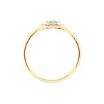 Bague Catrin Or Jaune Diamant - Bagues avec pierre Femme | Histoire d&rsquo;Or