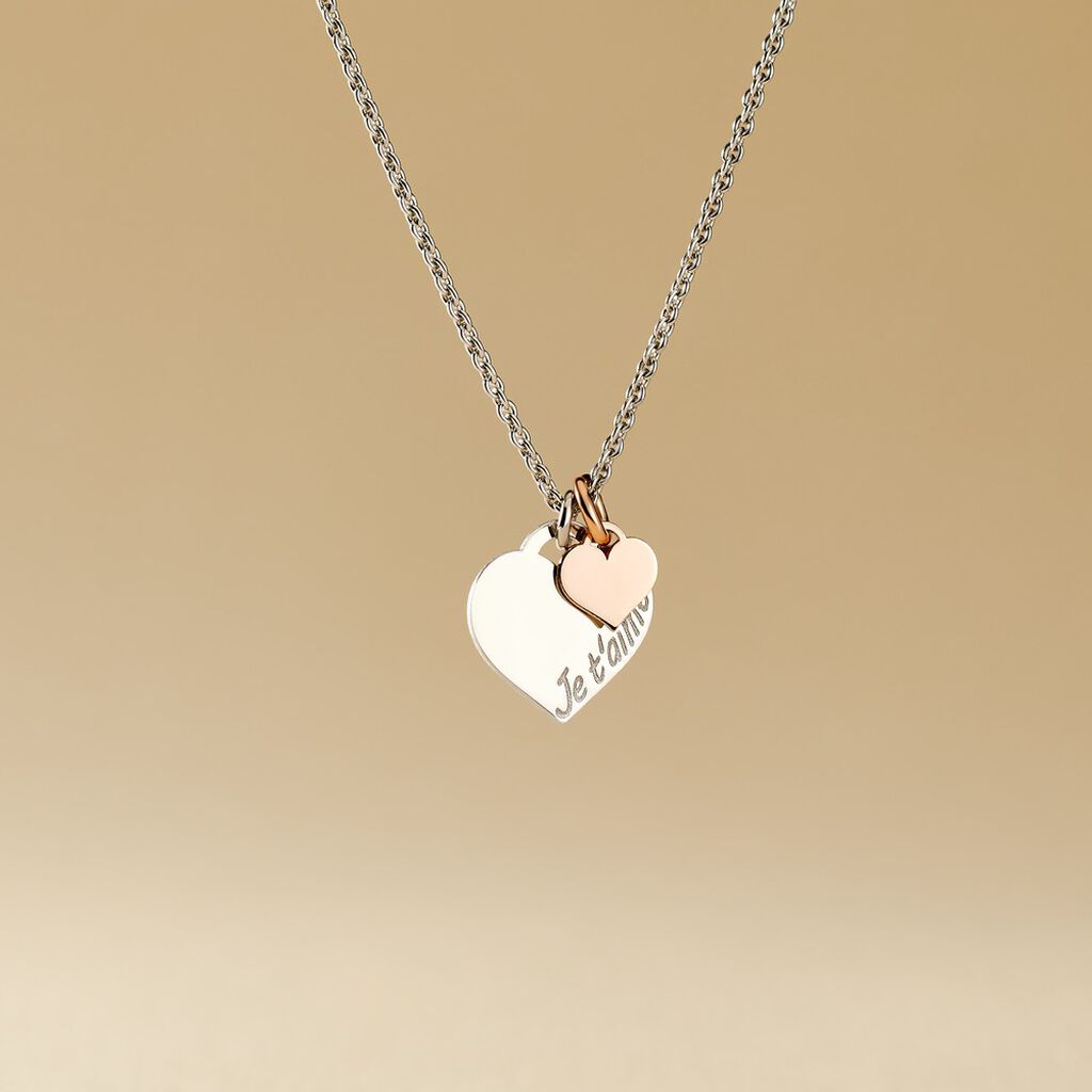 Collier Iella Argent Bicolore - Colliers fantaisie Femme | Histoire d&rsquo;Or
