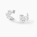 Boucles D'Oreilles Créoles Glow Up Argent Blanc Oxyde De Zirconium - Boucles d'oreilles créoles Femme | Histoire d’Or
