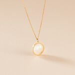 Collier Na&iuml;ade Or Jaune Nacre - Colliers Femme | Histoire d&rsquo;Or