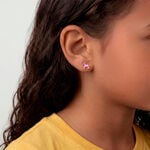 Boucles D'oreilles Puces Fantasila Cheval Or Jaune - Clous d'oreilles Enfant | Histoire d&rsquo;Or