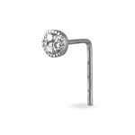 Piercing De Nez Demetrie Or Blanc Diamant - Piercing Nez Femme | Histoire d&rsquo;Or