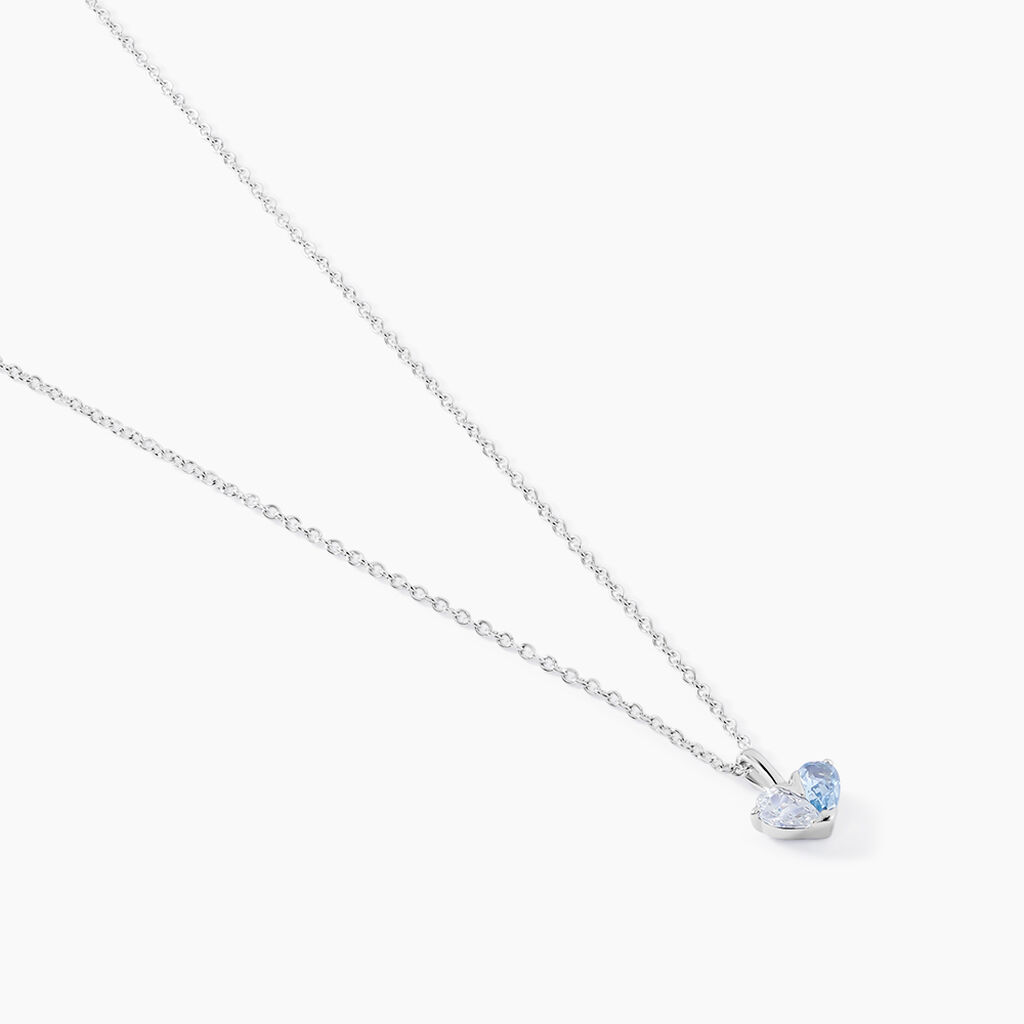 Collier Myhalf Argent Blanc Oxyde De Zirconium - Colliers fantaisie Femme | Histoire d’Or