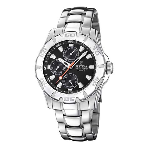 Montre Festina Multifonctions Noir - Montres Homme | Histoire d’Or