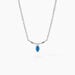 Collier Cyane Argent Blanc Turquoise - Colliers fantaisie Femme | Histoire d’Or