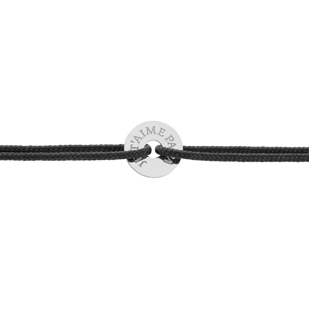 Bracelet Raphael Argent Blanc - Bracelets cordon Homme | Histoire d’Or
