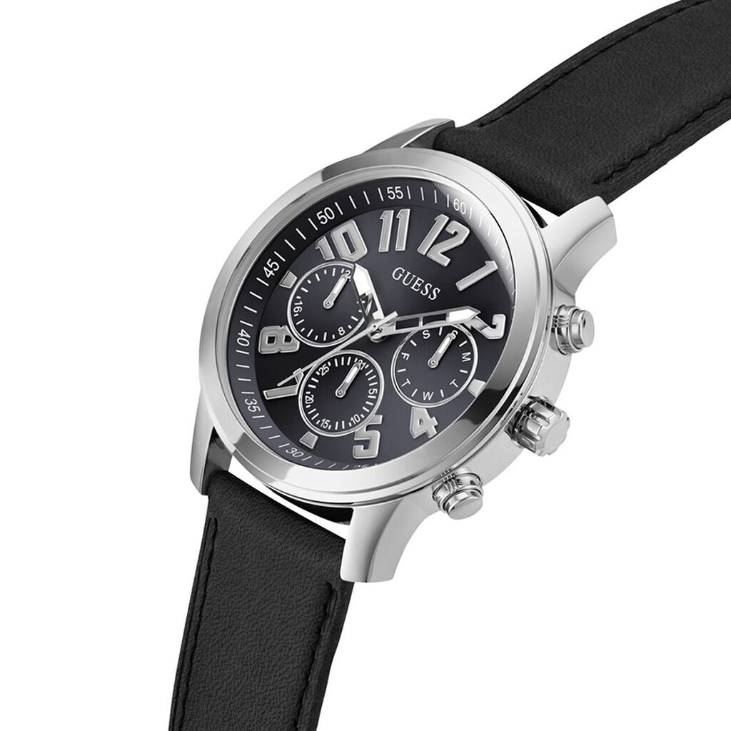Montre Guess Parker Noir - Id&eacute;es cadeaux Homme | Histoire d&rsquo;Or