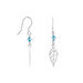 Boucles D'oreilles Pendantes Angelika Argent Blanc Pierre De Synthese - Boucles d'oreilles fantaisie Femme | Histoire d’Or