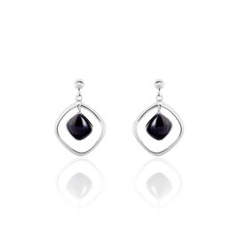 Boucles D'oreilles Pendantes Hayata Acier Blanc - Boucles d'oreilles fantaisie Femme | Histoire d’Or