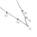 Collier Electra Argent Blanc - Ras de cou Femme | Histoire d&rsquo;Or