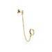 Bijou D'oreille Unitaire Plaqué Or Maverick Oxyde De Zirconium - Boucles d'oreilles fantaisie Femme | Histoire d’Or