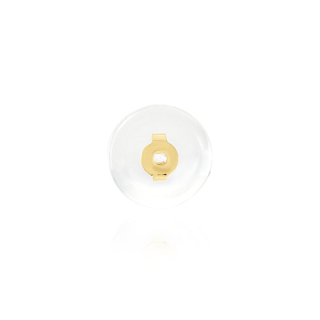 Fermoir Boucle D'oreille Silicone Or Jaune - Id&eacute;es cadeaux Famille | Histoire d&rsquo;Or