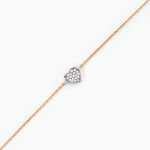 Bracelet Eclat D'amour Or Jaune Oxyde De Zirconium - Bracelets Femme | Histoire d&rsquo;Or