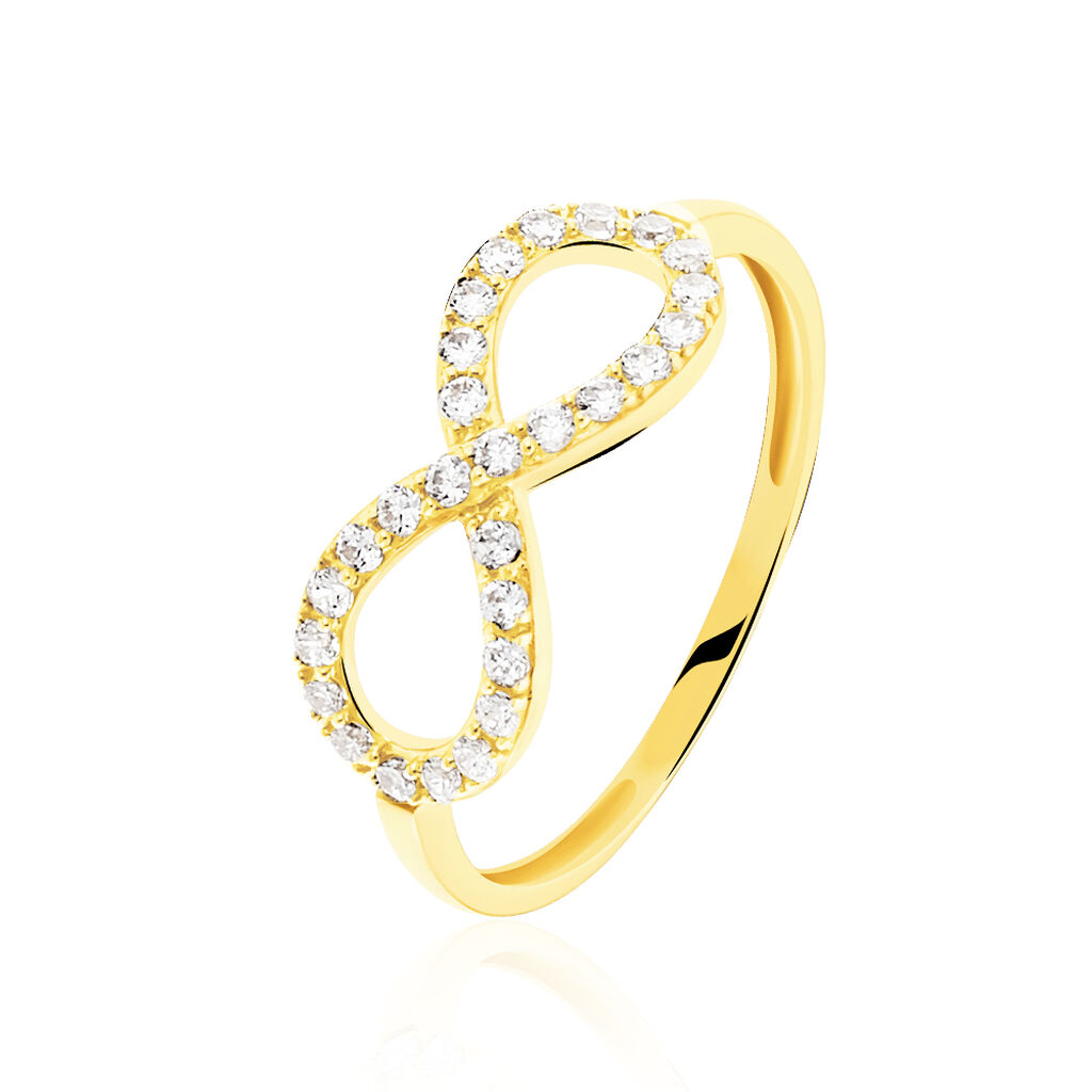 Bague Klothilda Or Jaune Oxyde De Zirconium - Bagues avec pierre Femme | Histoire d’Or