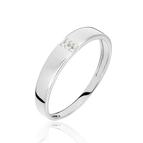 Bague Soha Or Blanc Diamant - Bagues avec pierre Femme | Histoire d’Or