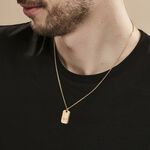 Collier Plaqu&eacute; Or Quintien - Colliers Zodiaque Homme | Histoire d&rsquo;Or