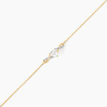 Bracelet Clothilde Or Jaune Oxyde De Zirconium - Bracelets Femme | Histoire d&rsquo;Or