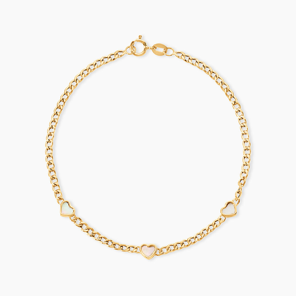 Bracelet Sweetheart Or Jaune Nacre - Bracelets Femme | Histoire d&rsquo;Or