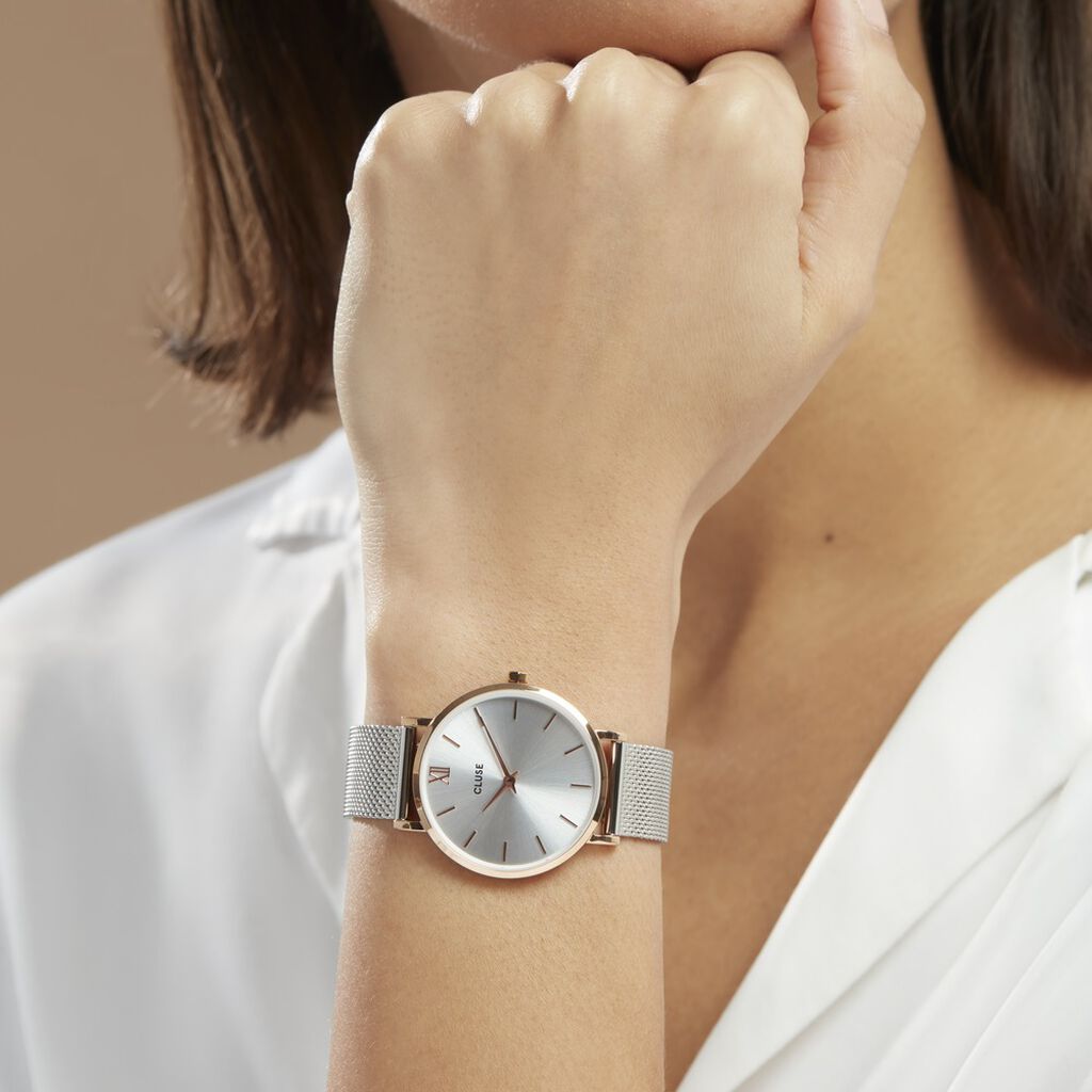 Montre Cluse Minuit Argent - Montres Femme | Histoire d’Or
