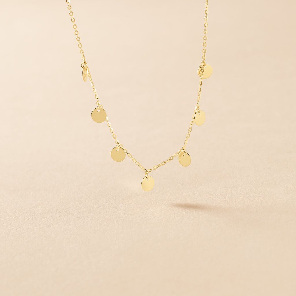 Collier Eleonora Or Jaune - Bijoux sans pierre Femme | Histoire d&rsquo;Or