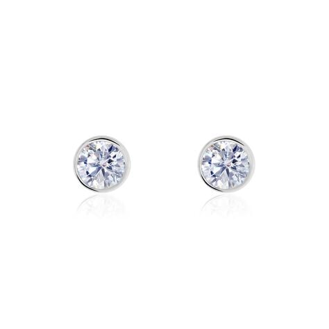 Boucles D'oreilles Pendantes Abha Argent Blanc Oxyde De Zirconium - Boucles d'oreilles fantaisie Femme | Histoire d’Or
