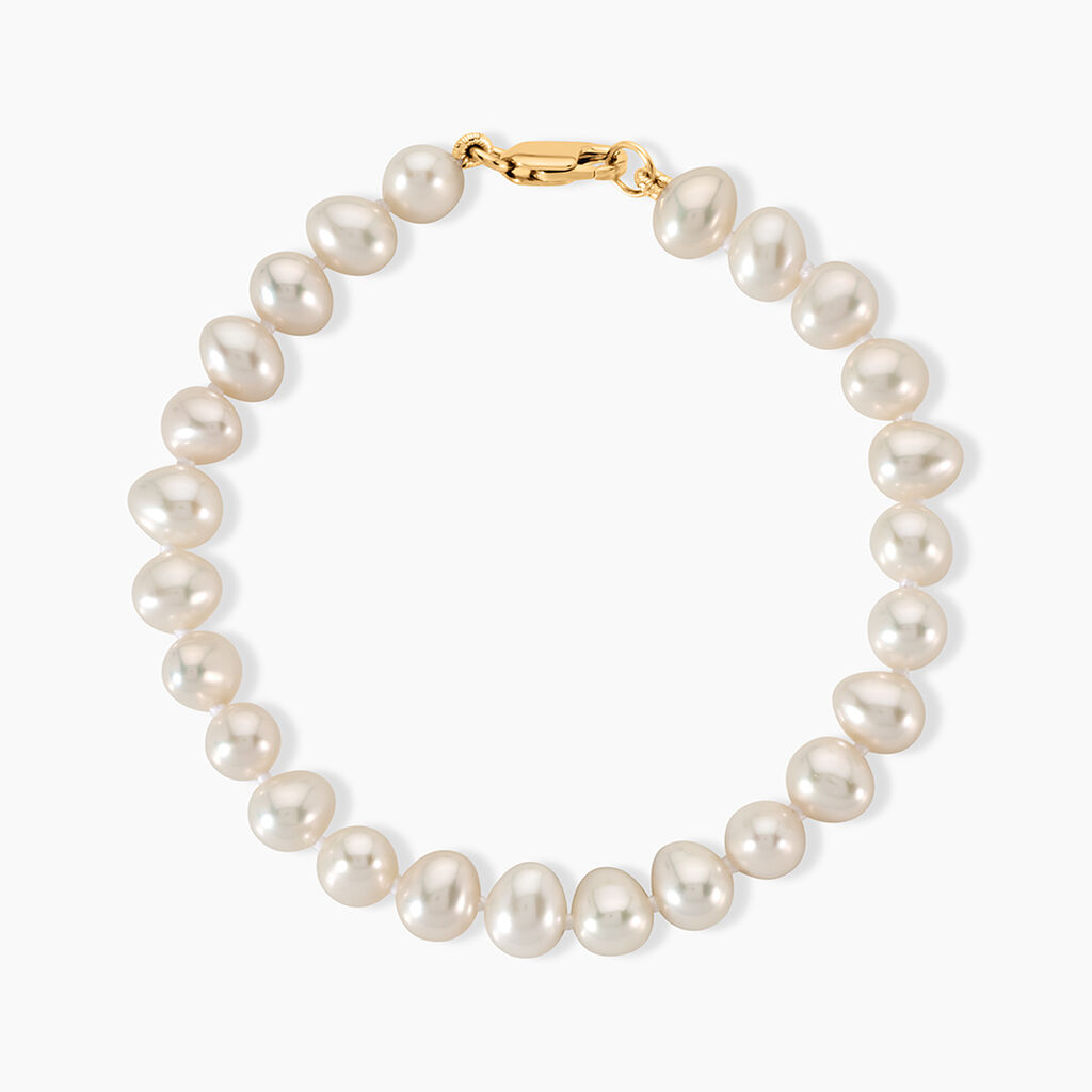 Bracelet Merrane Or Jaune Perle De Culture - Bracelets Femme | Histoire d&rsquo;Or