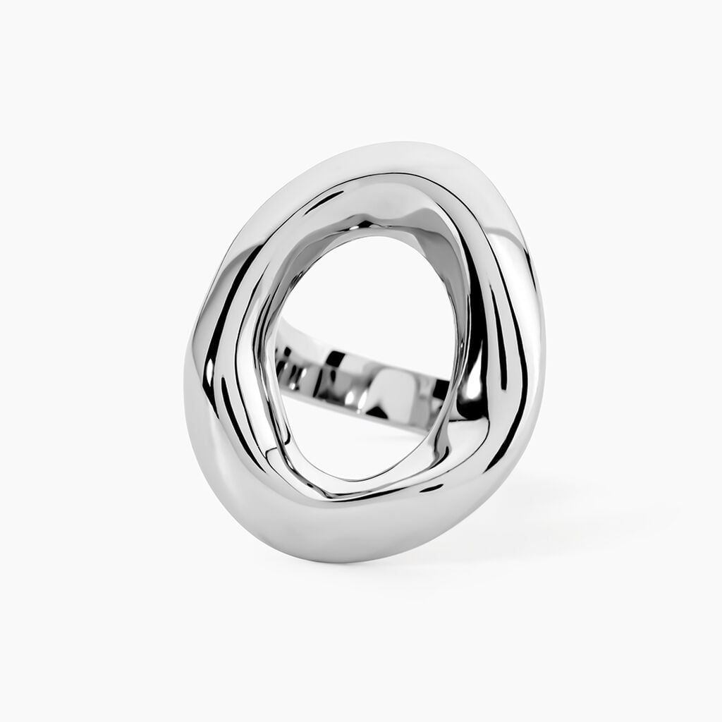 Bague Kelia Acier Blanc - Bagues fantaisie Femme | Histoire d&rsquo;Or
