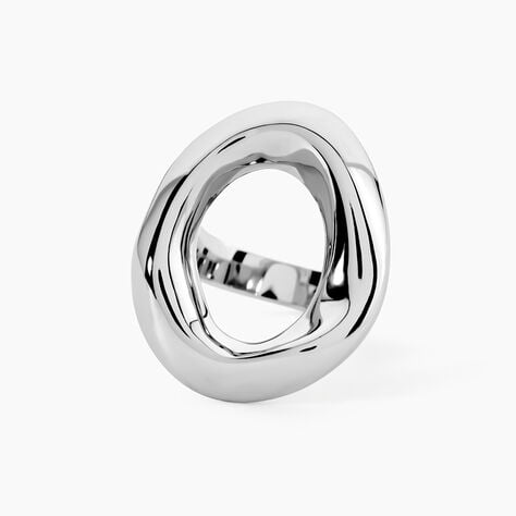 Bague Kelia Acier Blanc - Bagues fantaisie Femme | Histoire d&rsquo;Or